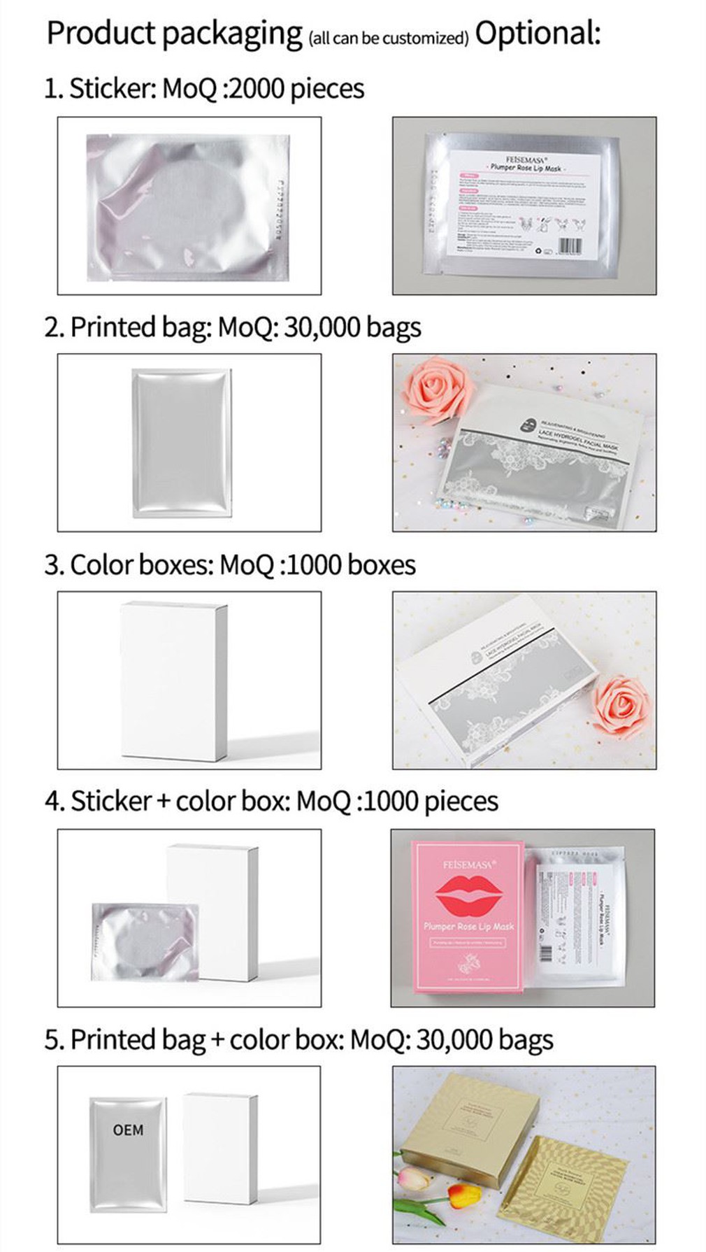 customized package customized package