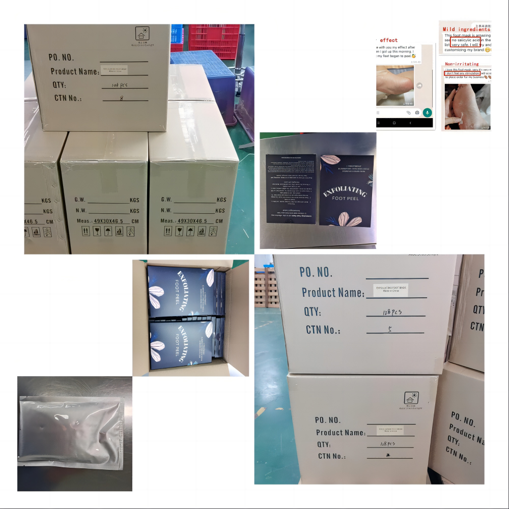 Peel off foot socks Peel off foot socks